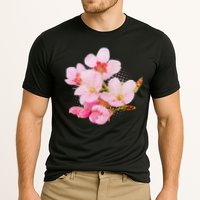 Pink Springtime Cherry Blossoms Sakura Cooling Performance Crew T-Shirt