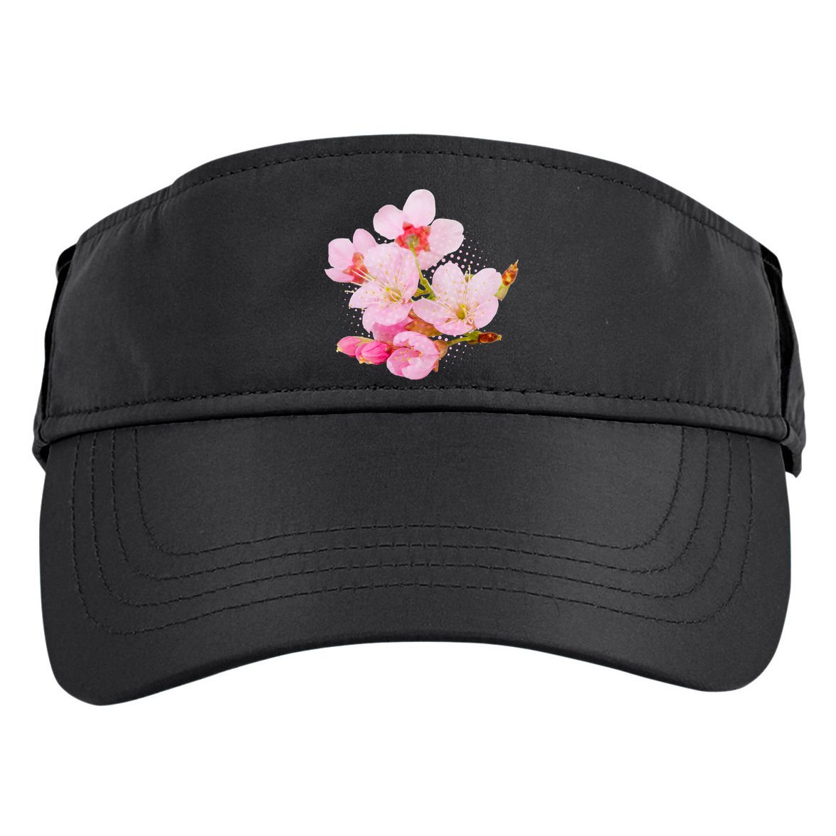 Pink Springtime Cherry Blossoms Sakura Adult Drive Performance Visor