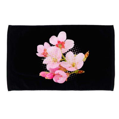 Pink Springtime Cherry Blossoms Sakura Microfiber Hand Towel