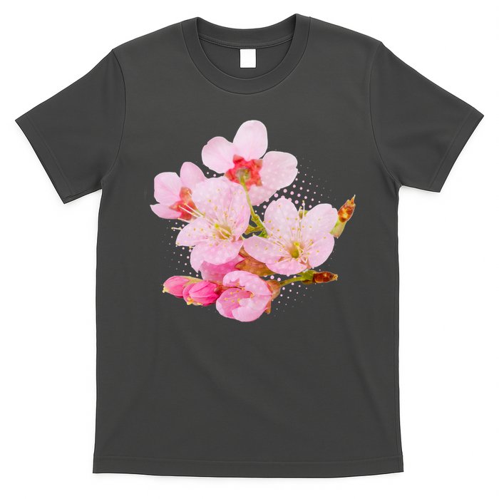 Pink Springtime Cherry Blossoms Sakura T-Shirt