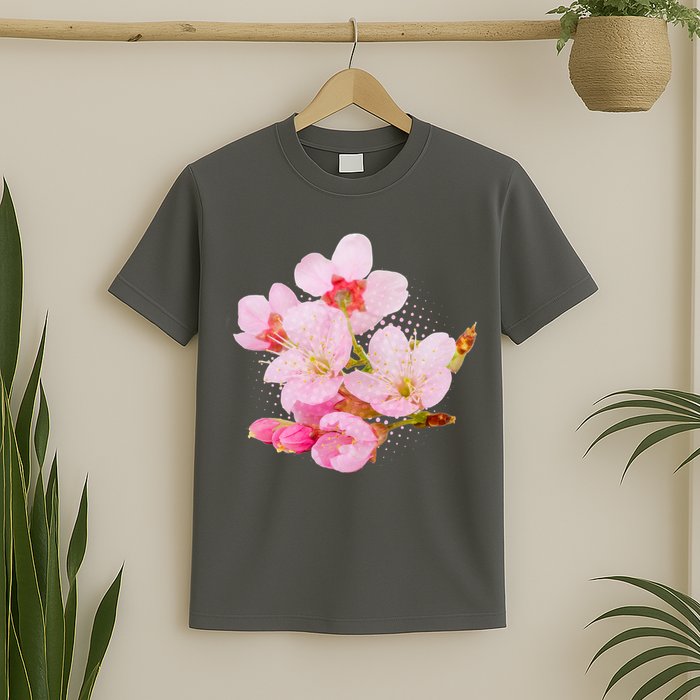 Pink Springtime Cherry Blossoms Sakura T-Shirt