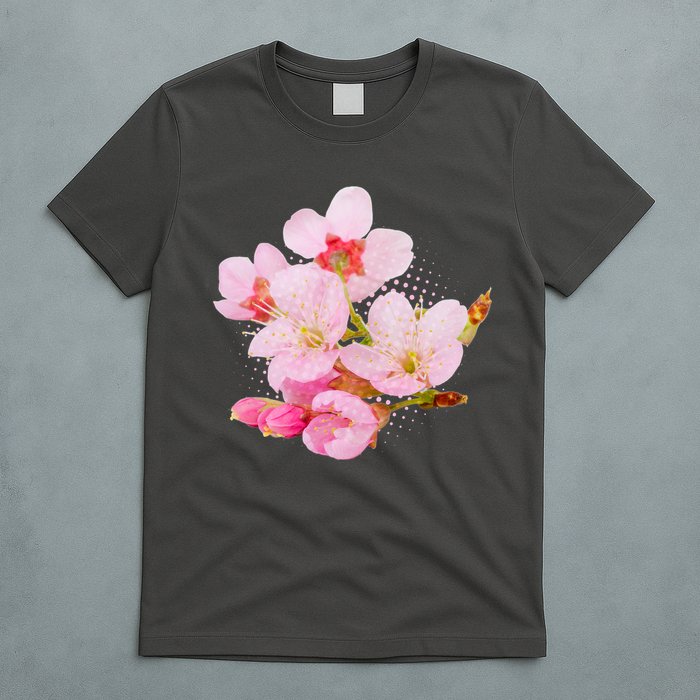 Pink Springtime Cherry Blossoms Sakura T-Shirt