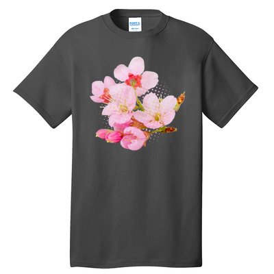 Pink Springtime Cherry Blossoms Sakura Tall T-Shirt