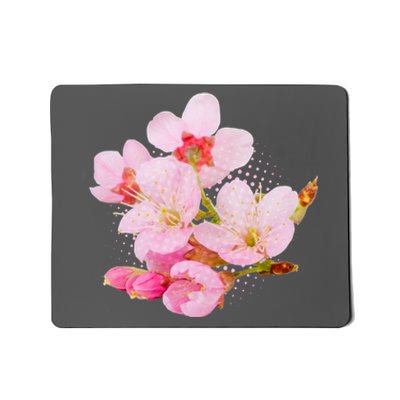 Pink Springtime Cherry Blossoms Sakura Mousepad