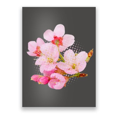 Pink Springtime Cherry Blossoms Sakura Poster