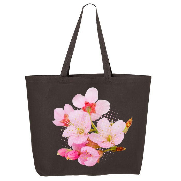 Pink Springtime Cherry Blossoms Sakura 25L Jumbo Tote