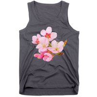 Pink Springtime Cherry Blossoms Sakura Tank Top