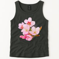 Pink Springtime Cherry Blossoms Sakura Tank Top