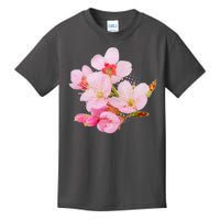 Pink Springtime Cherry Blossoms Sakura Kids T-Shirt