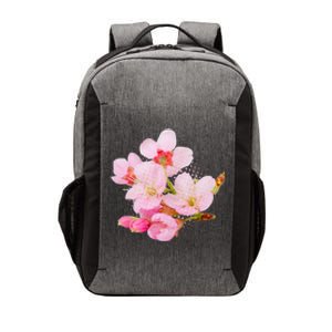 Pink Springtime Cherry Blossoms Sakura Vector Backpack