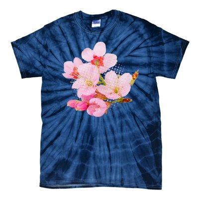 Pink Springtime Cherry Blossoms Sakura Tie-Dye T-Shirt