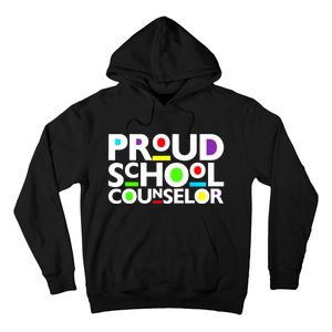 Proud School Counselor Africa Pride Black History Month Hoodie