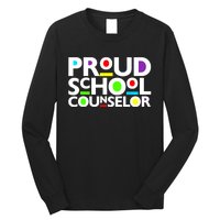 Proud School Counselor Africa Pride Black History Month Long Sleeve Shirt