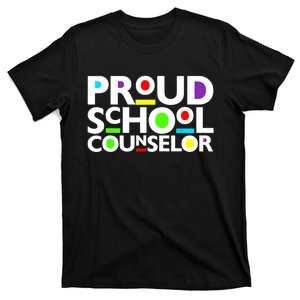 Proud School Counselor Africa Pride Black History Month T-Shirt