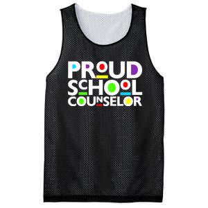 Proud School Counselor Africa Pride Black History Month Mesh Reversible Basketball Jersey Tank