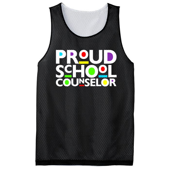 Proud School Counselor Africa Pride Black History Month Mesh Reversible Basketball Jersey Tank