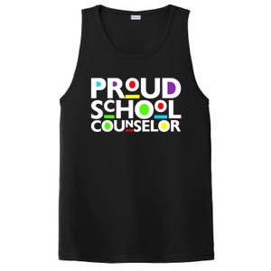 Proud School Counselor Africa Pride Black History Month PosiCharge Competitor Tank