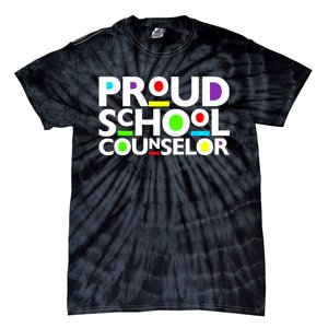 Proud School Counselor Africa Pride Black History Month Tie-Dye T-Shirt