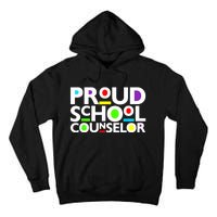 Proud School Counselor Africa Pride Black History Month Tall Hoodie