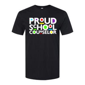 Proud School Counselor Africa Pride Black History Month Softstyle CVC T-Shirt