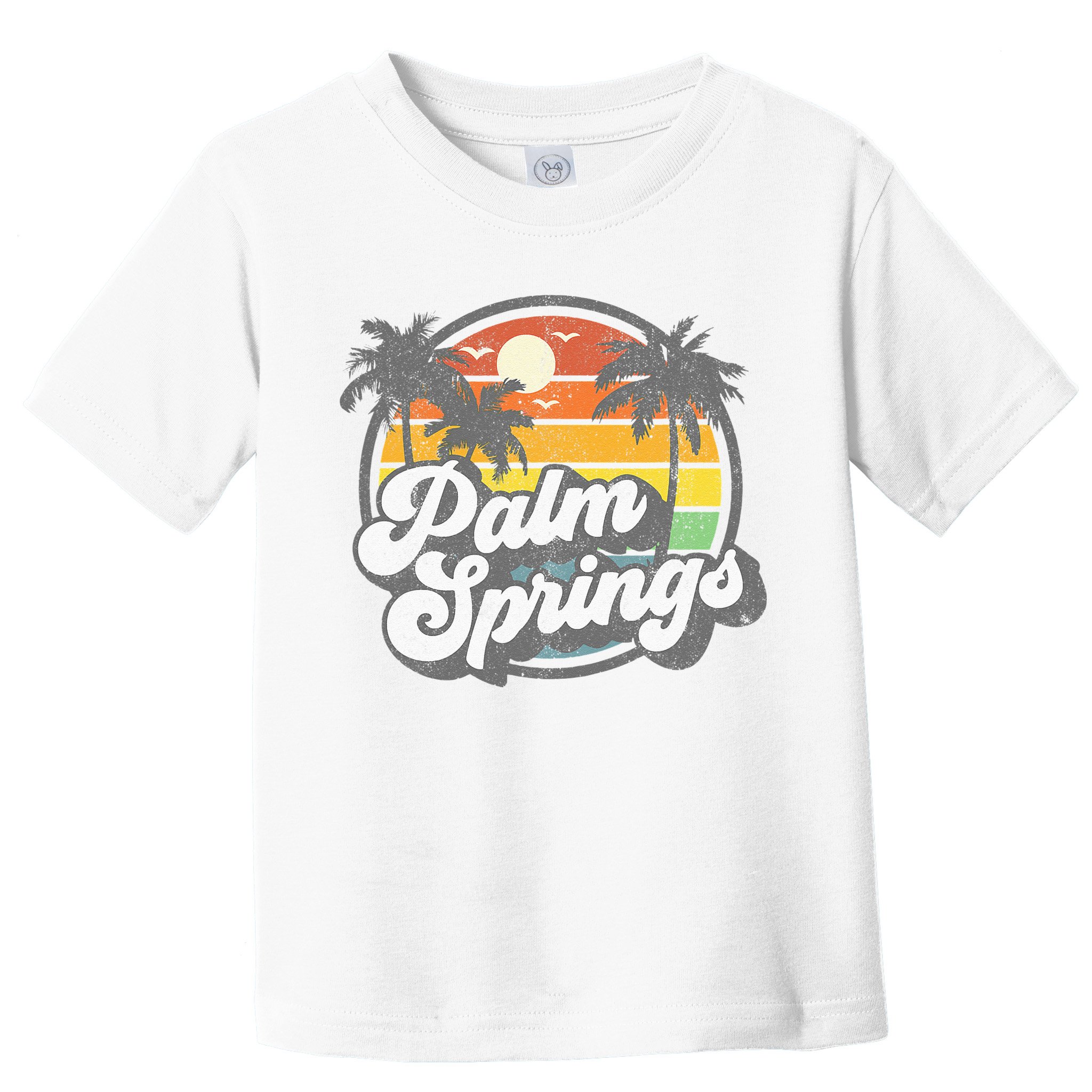 Palm Springs California Beach Retro Vintage Vacation Gift Toddler T-Shirt
