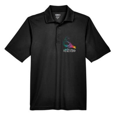 Pigeon Stay Coo Funny Love Pigeons Birds Lover Men's Origin Performance Pique Polo