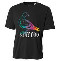 Pigeon Stay Coo Funny Love Pigeons Birds Lover Cooling Performance Crew T-Shirt