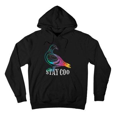 Pigeon Stay Coo Funny Love Pigeons Birds Lover Hoodie