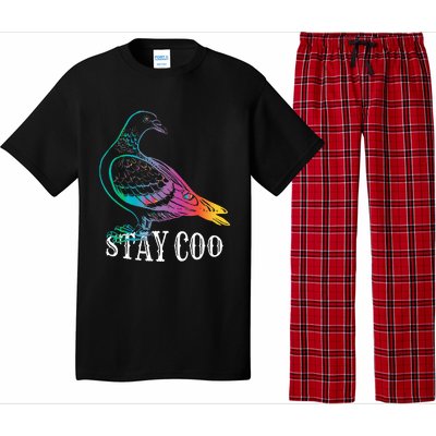 Pigeon Stay Coo Funny Love Pigeons Birds Lover Pajama Set