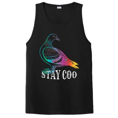 Pigeon Stay Coo Funny Love Pigeons Birds Lover PosiCharge Competitor Tank