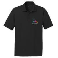 Pigeon Stay Coo Funny Love Pigeons Birds Lover PosiCharge RacerMesh Polo