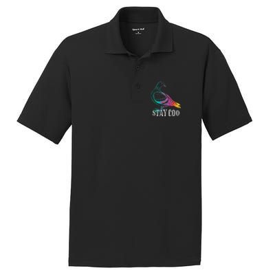 Pigeon Stay Coo Funny Love Pigeons Birds Lover PosiCharge RacerMesh Polo