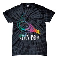 Pigeon Stay Coo Funny Love Pigeons Birds Lover Tie-Dye T-Shirt