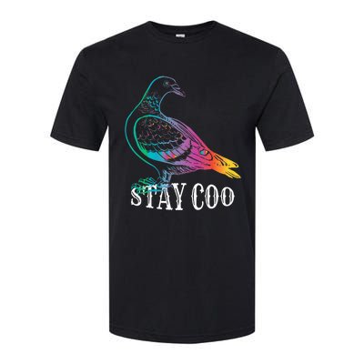 Pigeon Stay Coo Funny Love Pigeons Birds Lover Softstyle CVC T-Shirt