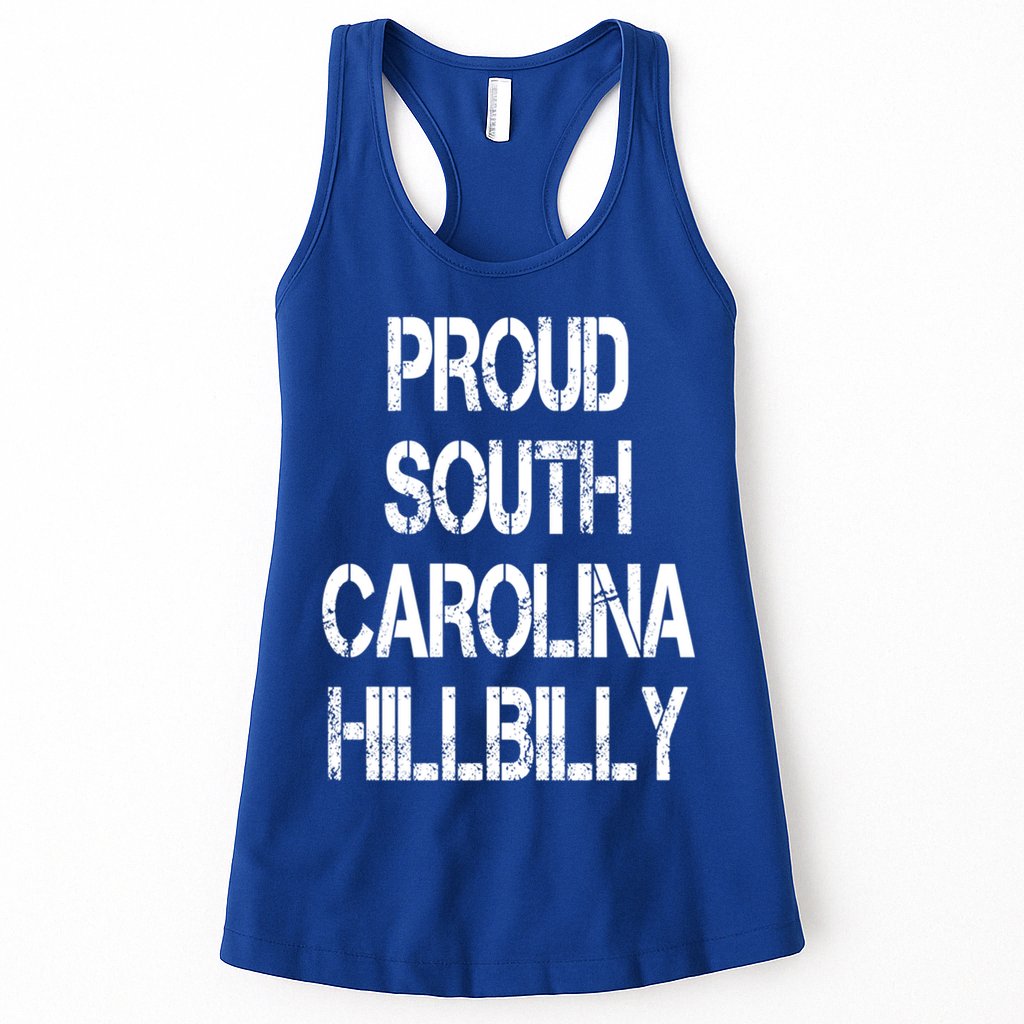 Proud South Carolina Hillbilly Gift Womens Tank Top