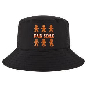 Pain Scale Christmas Nurse Gingerbread Man Pain Assessment Cool Comfort Performance Bucket Hat