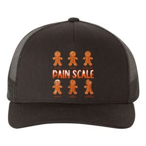 Pain Scale Christmas Nurse Gingerbread Man Pain Assessment Yupoong Adult 5-Panel Trucker Hat