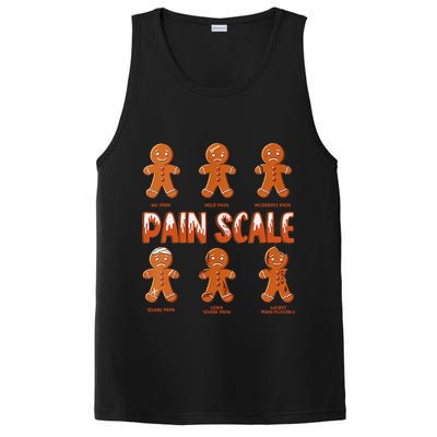 Pain Scale Christmas Nurse Gingerbread Man Pain Assessment PosiCharge Competitor Tank