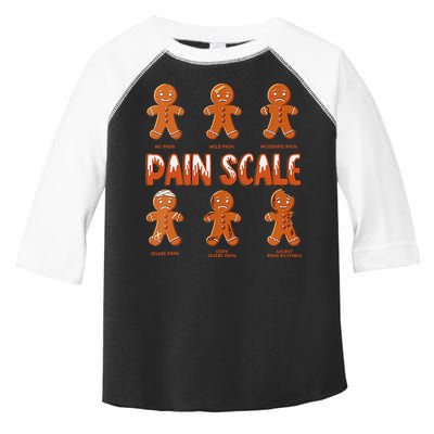 Pain Scale Christmas Nurse Gingerbread Man Pain Assessment Toddler Fine Jersey T-Shirt