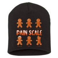 Pain Scale Christmas Nurse Gingerbread Man Pain Assessment Short Acrylic Beanie