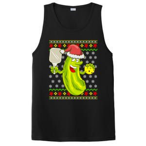 Pickleball Santa Claus Ugly Christmas Pattern Cool Gift PosiCharge Competitor Tank