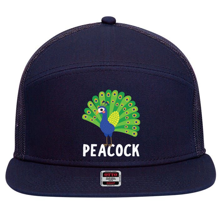 Peacock Shirts Cute Peacock Gift 7 Panel Mesh Trucker Snapback Hat