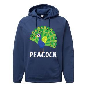 Peacock Shirts Cute Peacock Gift Performance Fleece Hoodie