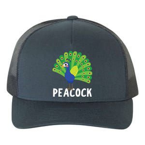 Peacock Shirts Cute Peacock Gift Yupoong Adult 5-Panel Trucker Hat