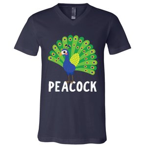 Peacock Shirts Cute Peacock Gift V-Neck T-Shirt