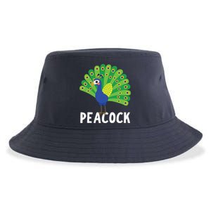 Peacock Shirts Cute Peacock Gift Sustainable Bucket Hat