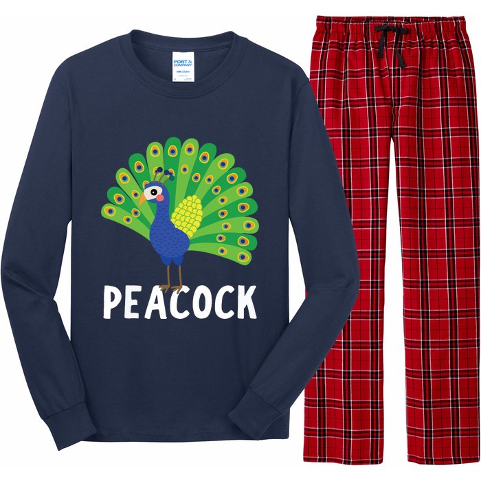 Peacock Shirts Cute Peacock Gift Long Sleeve Pajama Set