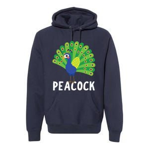 Peacock Shirts Cute Peacock Gift Premium Hoodie