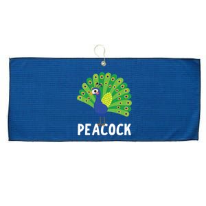 Peacock Shirts Cute Peacock Gift Large Microfiber Waffle Golf Towel