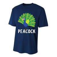 Peacock Shirts Cute Peacock Gift Performance Sprint T-Shirt